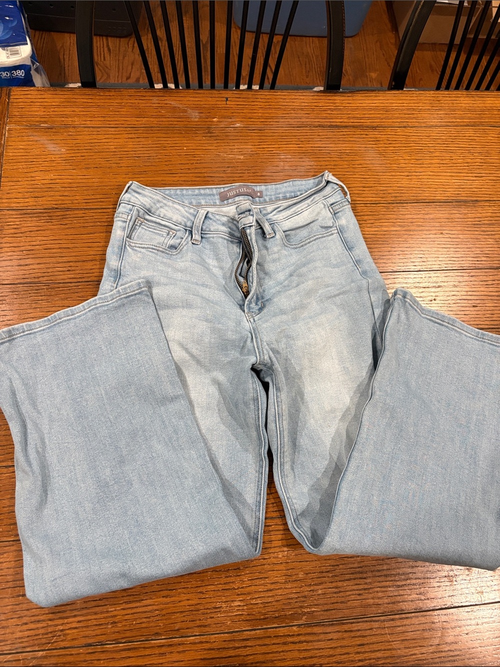 Just USA Light Blue Flare Jeans